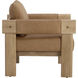 Carmichael Ludlow Sesame Leather Lounge Chair
